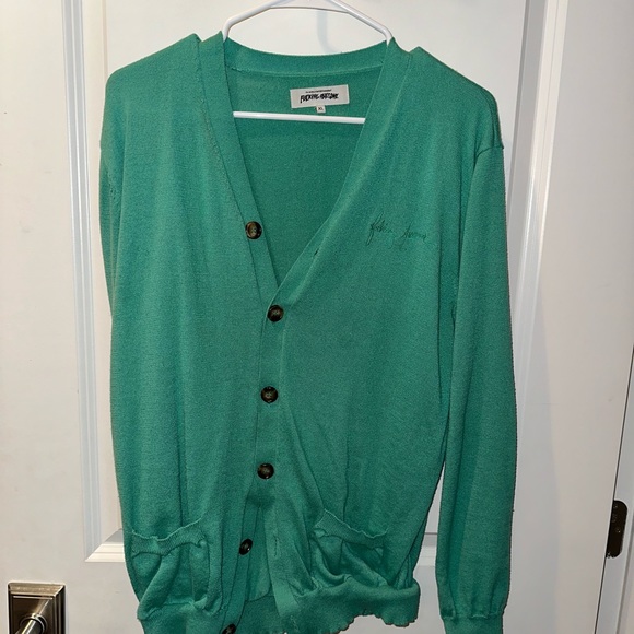 Fucking awesome green cardigan - Picture 1 of 6